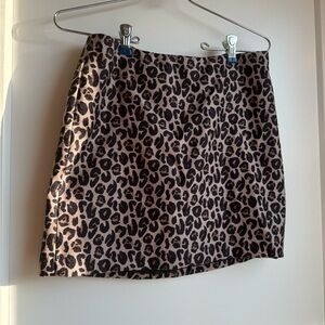Leopard Mini Skirt